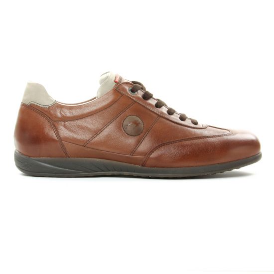 baskets marron mode homme printemps été - Photo Produit 2