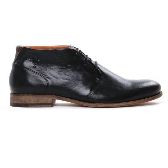 bottines Chukka noir mode homme printemps été - Photo Produit 2