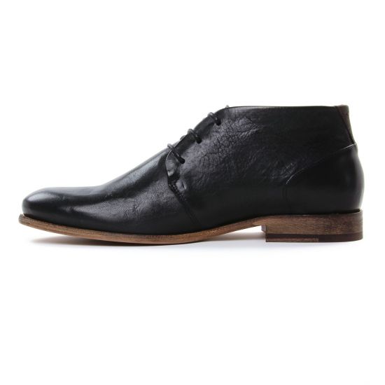 bottines Chukka noir mode homme printemps été - Photo Produit 3