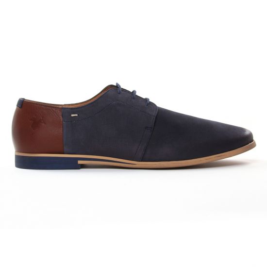 derbies marron bleu mode homme printemps été - Photo Produit 4