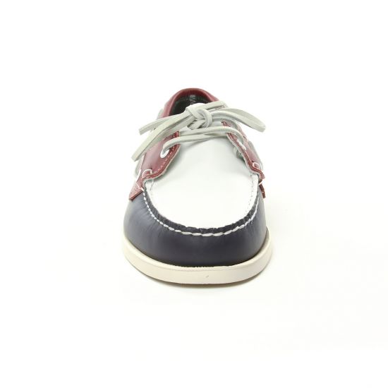 mocassins bateaux bleu rouge multi mode homme printemps été - Photo Produit 6