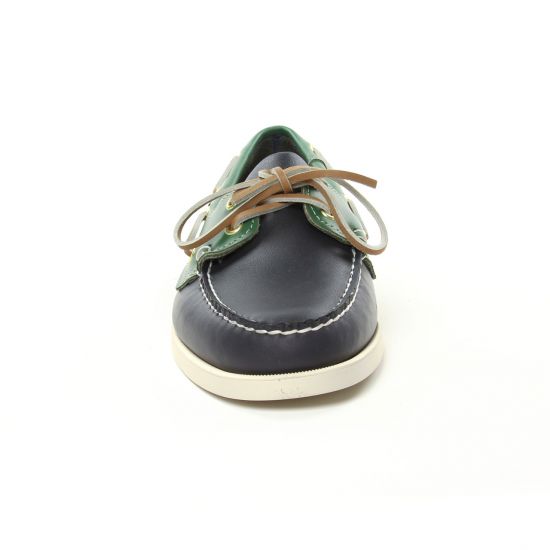 mocassins bateaux bleu vert mode homme printemps été - Photo Produit 6