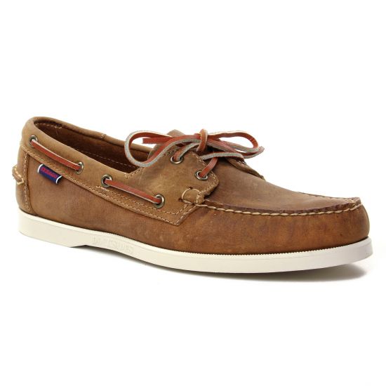 sebago docksides marron