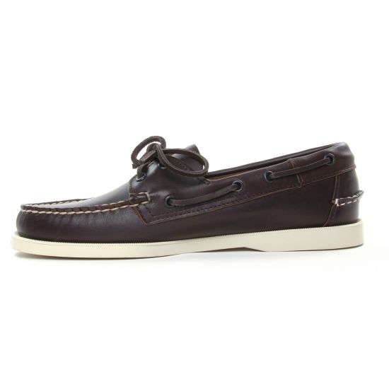 mocassins bateaux marron Léa mode homme printemps été - Photo Produit 3