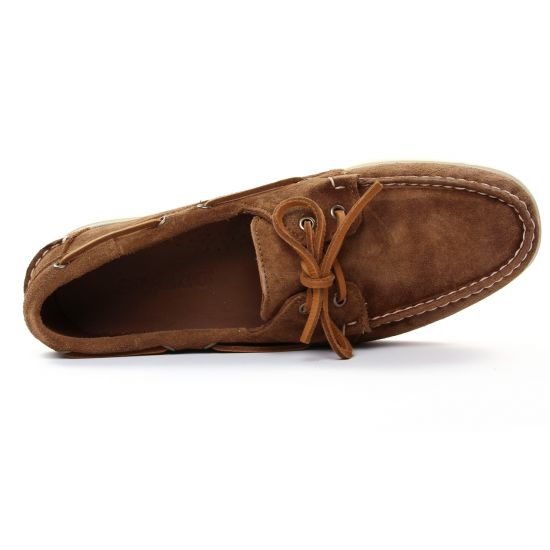 mocassins bateaux marron mode homme printemps été - Photo Produit 4