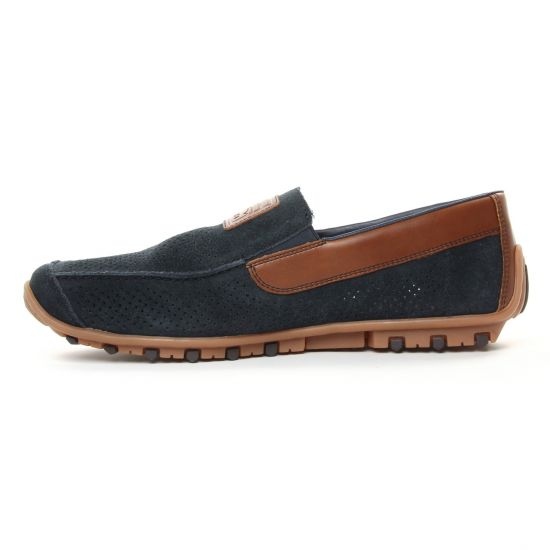 mocassins bleu marine mode homme printemps été - Photo Produit 3