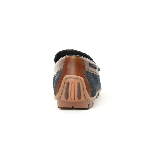 mocassins bleu marine mode homme printemps été - Photo Produit 7