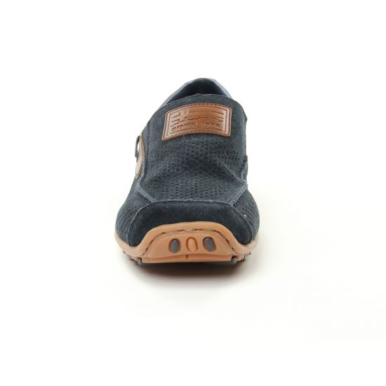 mocassins bleu marine mode homme printemps été - Photo Produit 6