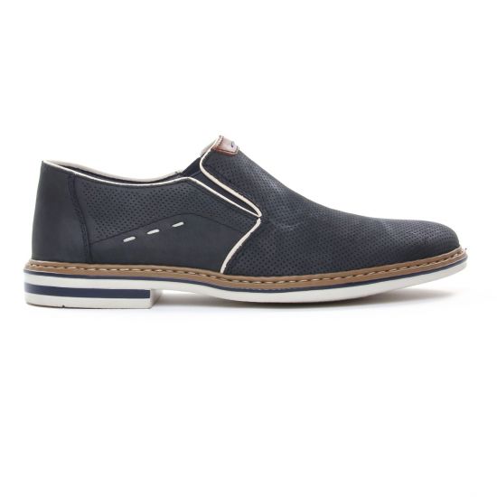 mocassins bleu marine mode homme printemps été - Photo Produit 2