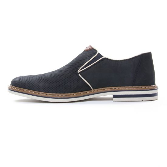 mocassins bleu marine mode homme printemps été - Photo Produit 3