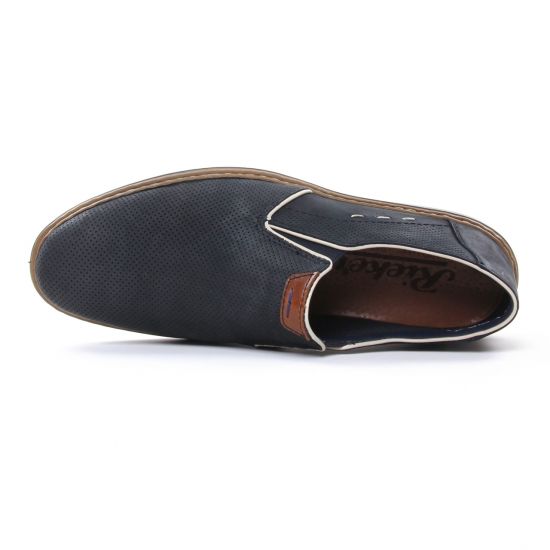 mocassins bleu marine mode homme printemps été - Photo Produit 4