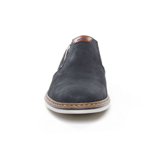mocassins bleu marine mode homme printemps été - Photo Produit 6