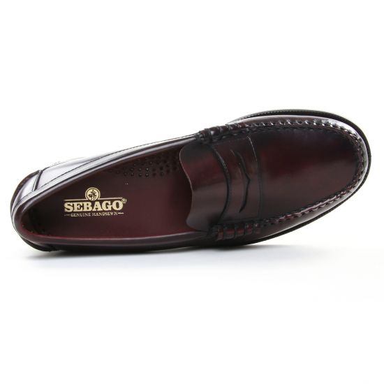 mocassins bordeaux mode homme printemps été - Photo Produit 4