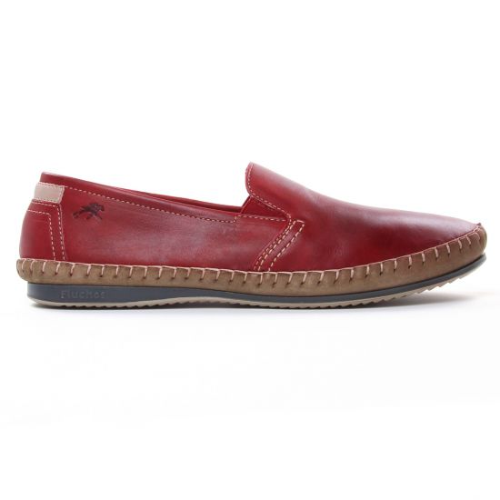 mocassins rouge mode homme printemps été - Photo Produit 2