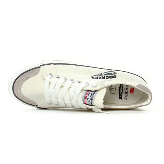 baskets beige mode homme printemps été - Photo Produit 4