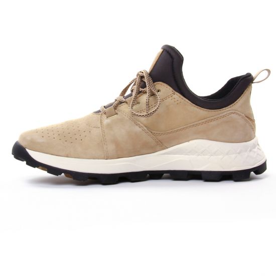 baskets beige mode homme printemps été - Photo Produit 3