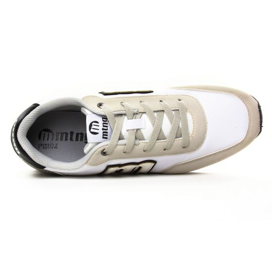 baskets blanc beige mode homme printemps été - Photo Produit 4