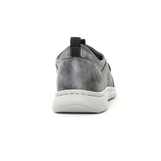 baskets bleu gris mode homme printemps été - Photo Produit 7