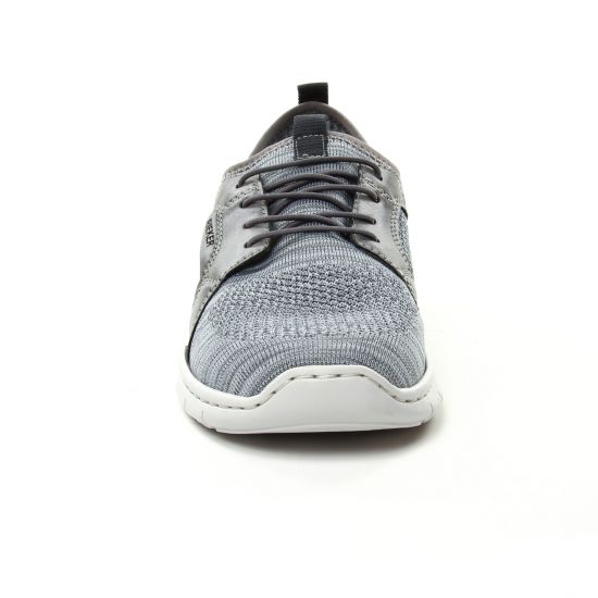 baskets bleu gris mode homme printemps été - Photo Produit 6