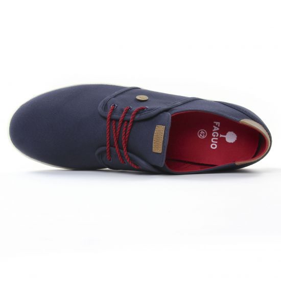 baskets bleu marine mode homme printemps été - Photo Produit 4