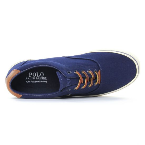 baskets bleu marine mode homme printemps été - Photo Produit 4