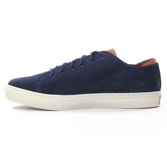 baskets bleu marine mode homme printemps été - Photo Produit 3