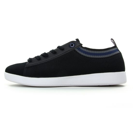 baskets noir mode homme printemps été - Photo Produit 3