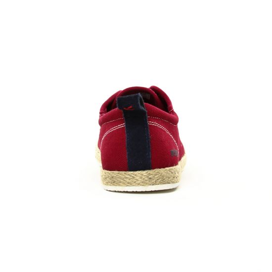 tennis et baskets mode rouge bordeaux mode homme printemps été - Photo Produit 7