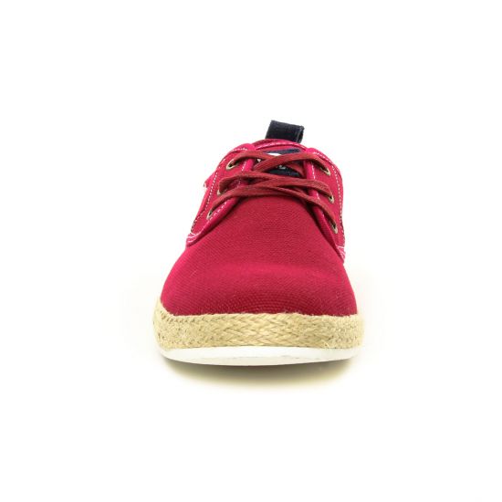 tennis et baskets mode rouge bordeaux mode homme printemps été - Photo Produit 6