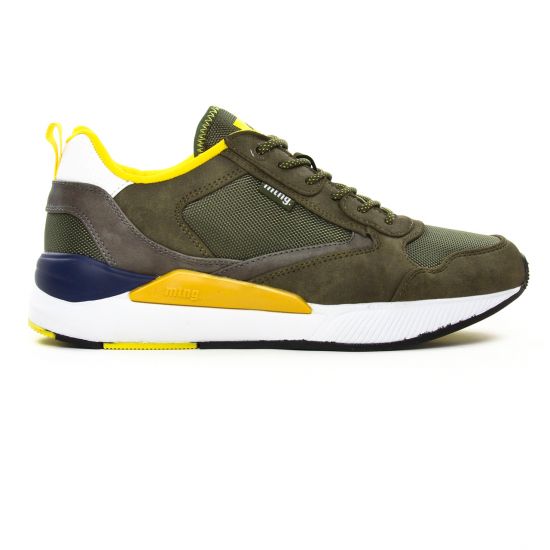 baskets vert kaki mode homme printemps été - Photo Produit 2