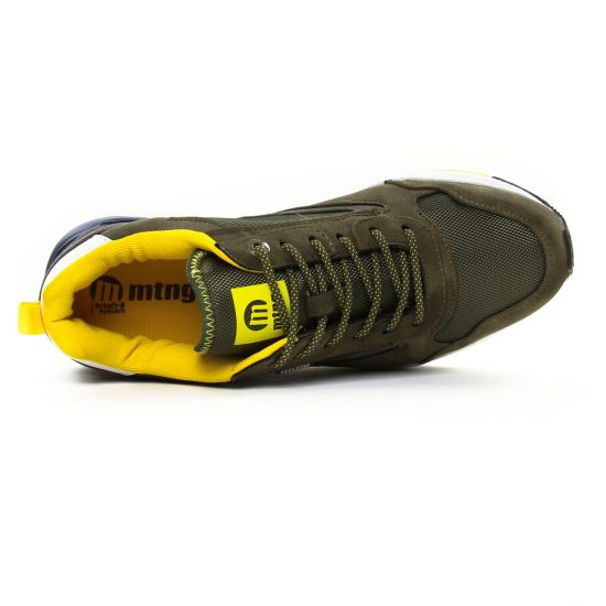 baskets vert kaki mode homme printemps été - Photo Produit 4