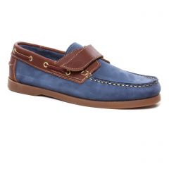 mocassins-bateaux bleu jean: même style de chaussures en ligne pour hommes que les Yann Bolligen