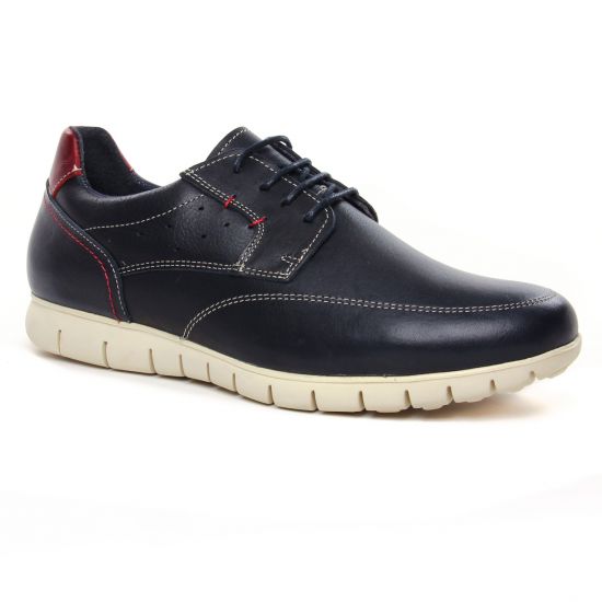 Chaussures Basses À Lacets Yann Bolligen 2029 Marine, vue principale de la chaussure homme