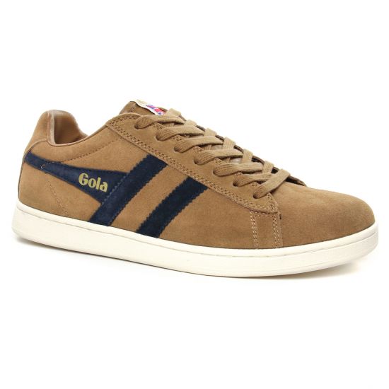 Tennis Gola Equipe Sud Camel Marine, vue principale de la chaussure homme