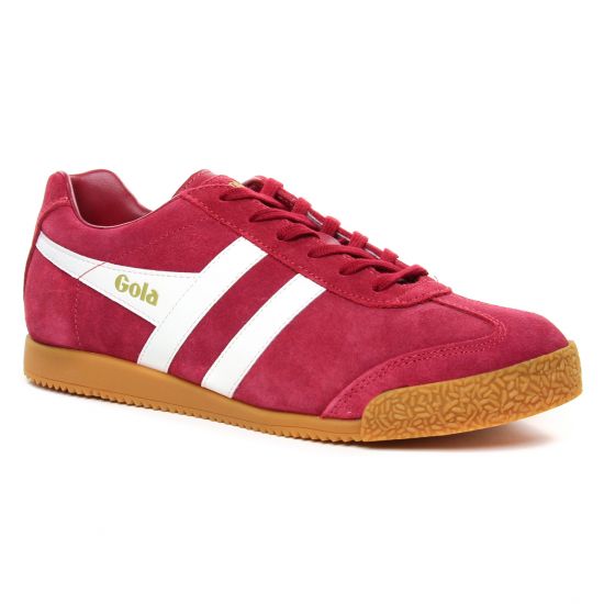 Tennis Gola Harrier Red White, vue principale de la chaussure homme