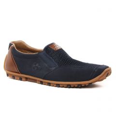 mocassins bleu marine: même style de chaussures en ligne pour hommes que les Rieker