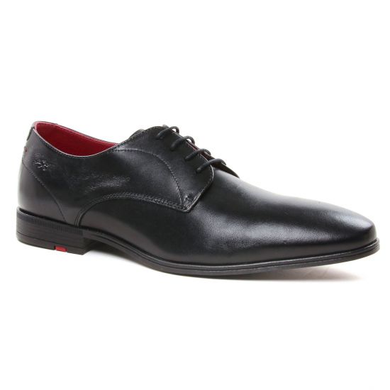 Chaussures Basses À Lacets Fluchos F0842 Memory Negro, vue principale de la chaussure homme