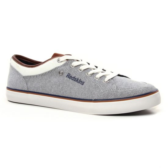 Tennis Redskins Galeti Gris Blanc, vue principale de la chaussure homme