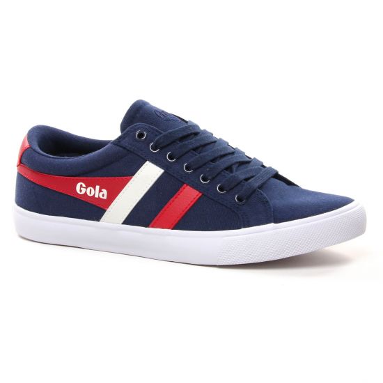 Tennis Gola Varsity Navy Red, vue principale de la chaussure homme
