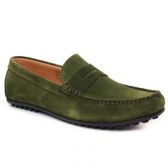 mocassins vert: même style de chaussures en ligne pour hommes que les Sebago