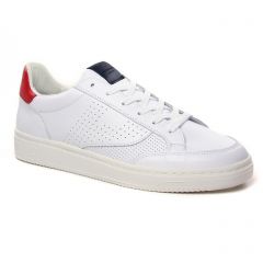 tennis blanc rouge: même style de chaussures en ligne pour hommes que les Pataugas