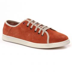 tennis marron orange: même style de chaussures en ligne pour hommes que les Pantofola D'oro