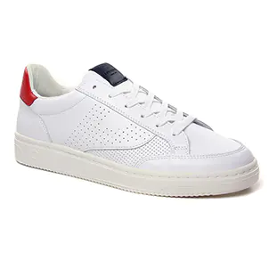 tennis blanc rouge: même style de chaussures en ligne pour hommes que les Fila