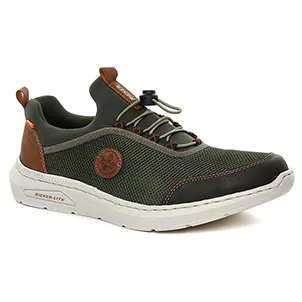 Rieker B7261-54 Forest : chaussures dans la même tendance homme (tennis vert) et disponibles à la vente en ligne 