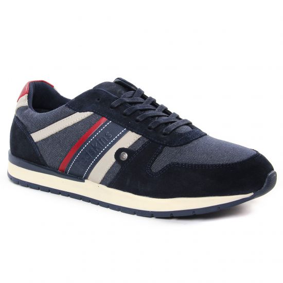 Tennis Redskins Veridic Marine Blanc, vue principale de la chaussure homme