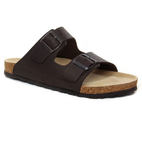 Tennis Rieker 22190-25 Kastanie, vue principale de la chaussure homme
