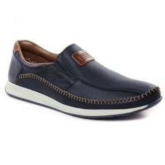 Chaussures homme été 2023 - mocassins rieker bleu marine