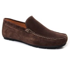 mocassins marron foncé: même style de chaussures en ligne pour hommes que les Fluchos