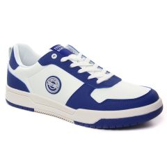 Chaussures homme été 2023 - tennis Teddy Smith blanc bleu
