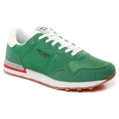 Chaussures homme été 2023 - tennis Teddy Smith vert
